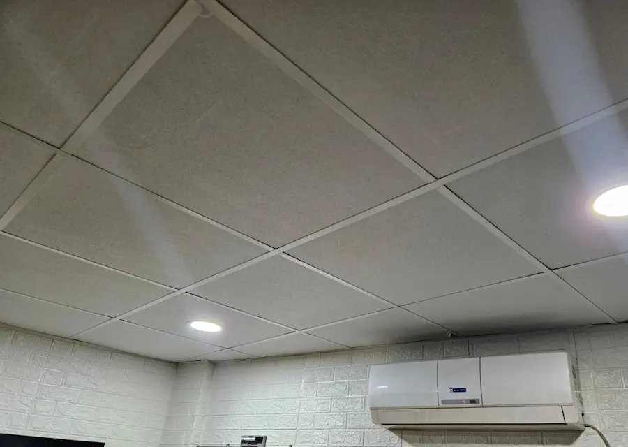 Grid ceiling installation